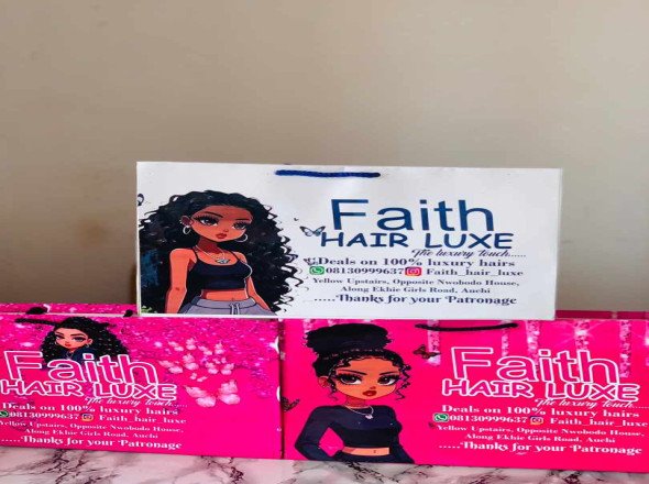 Bag for an hair brand