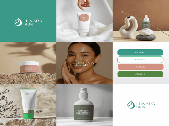 Brand design for Lunara Skin