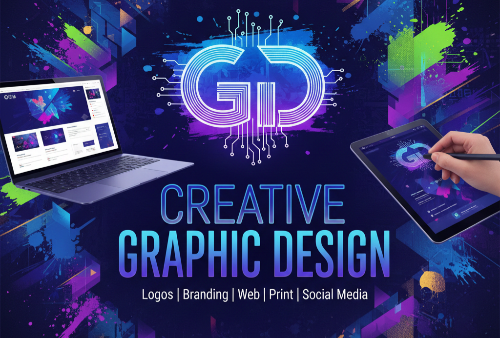I WILL BE YOUR CREATIVE GRAPHIC DESIGN FOR ALL BRANDIND NEED.